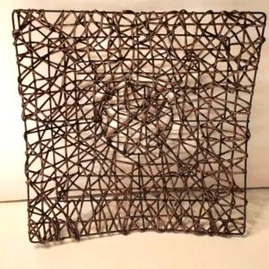 Metal Artsy Basket